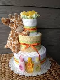 baby shower towels cake
